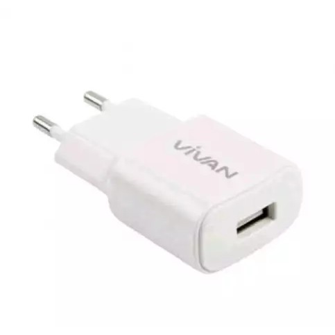 A_   Adaptor Vivan Power Oval Fast Charging 2.0A (Sudah Termasuk Kabel Microusb)