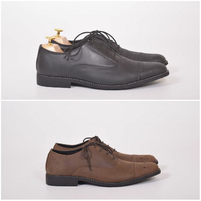 SEPATU AZCOST OXFROUD CASUAL KULIT ASLI FULL UP LEATHER