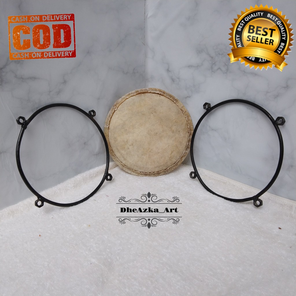 Kulit dan Ring Besi Untuk Ketipung/Tamtam Diameter 16cm