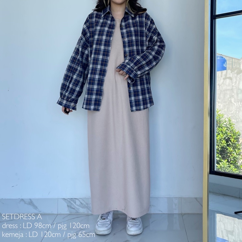 set baju celana KALLYOUTFIT-SETDRESS A