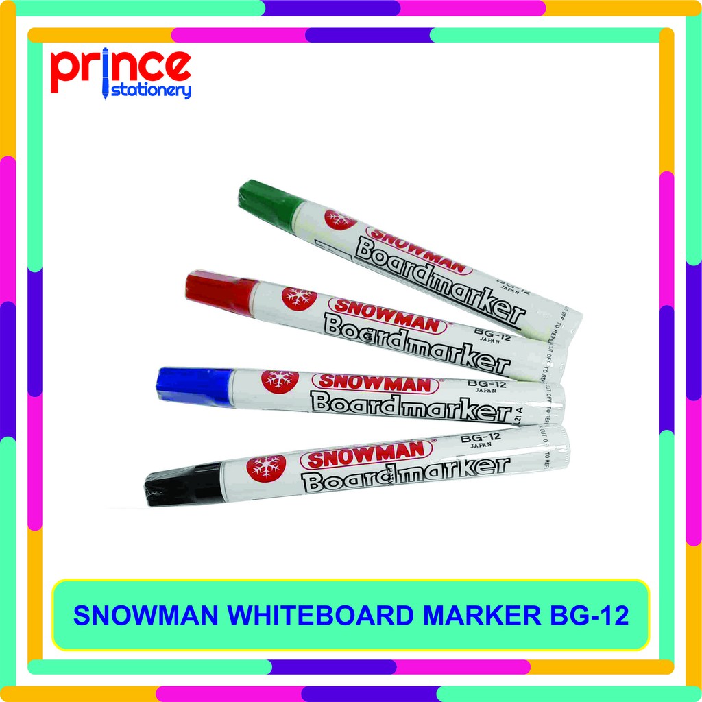 

SPIDOL SNOWMAN WHITEBOARD MARKER BG-12