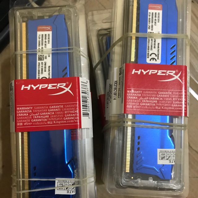 Ram Ddr3 4Gb kingston HyperX Fury Gamer