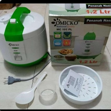 OMICKO MAGIC COM 1,2 L 3 IN 1 PENANANK NASI RICE COOKER