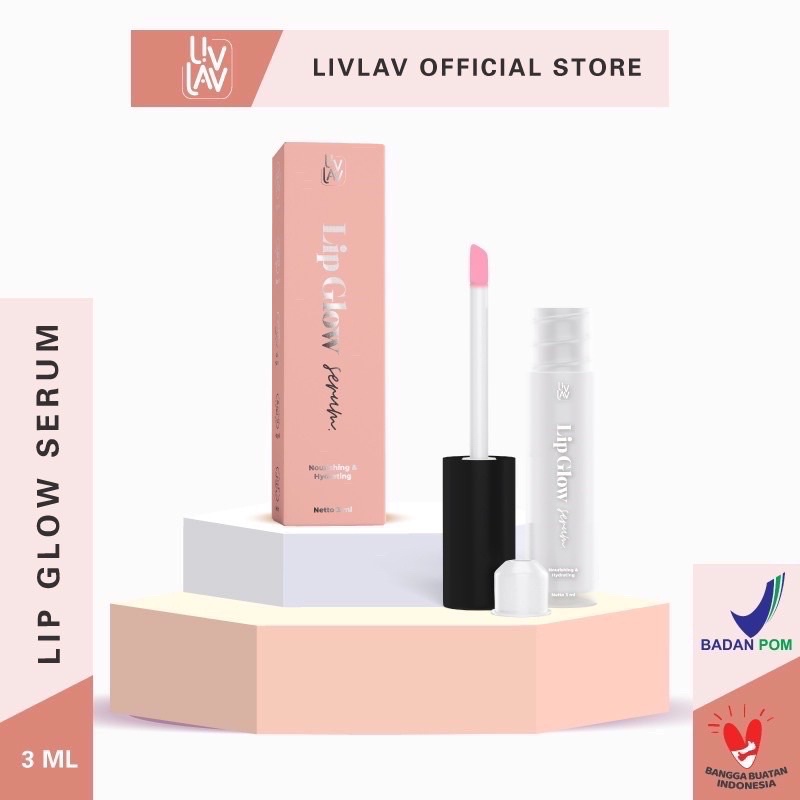 LIVLAV LIP GLOW SERUM 3ML LIP SERUM LIVLAV SERUM BIBIR LIVLAV LIP SERUM JIERA AMPUH UNTUK MENGATASI BIBIR HITAM