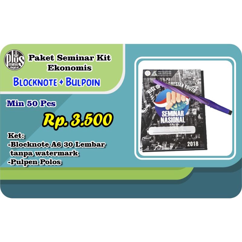 

SEMINAR KIT // BLOCKNOTE & PULPEN