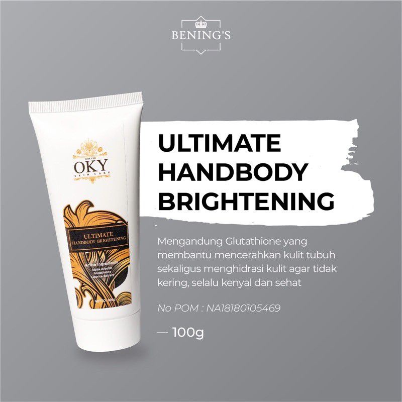 Ultimate Handbody Brightening Benings | Bening's Clinic