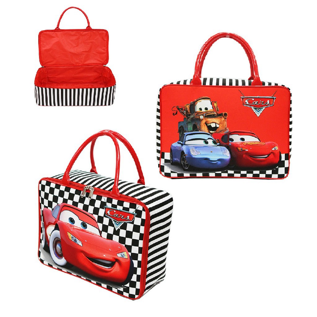 PA TRAVEL BAG SUPER KANVAS KARAKTER CARS (TAS KOPER JINJING/TAS RENANG) - TA001