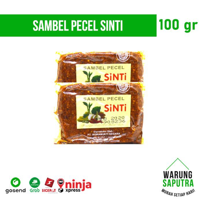 

Jual Sambel Pecel / Bumbu Kacang Sinti 100g Limited