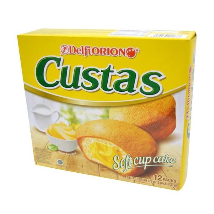 Delfi Orion Custas Soft Cake [12 pcs] Kue Custas Delfi Orion