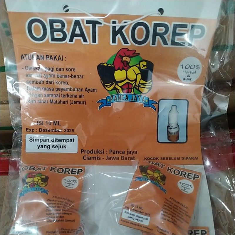 OBAT KOREP ,OBAT KOREP AYAM, OBAT KOREP PANCA JAYA 100%ORIGINAL