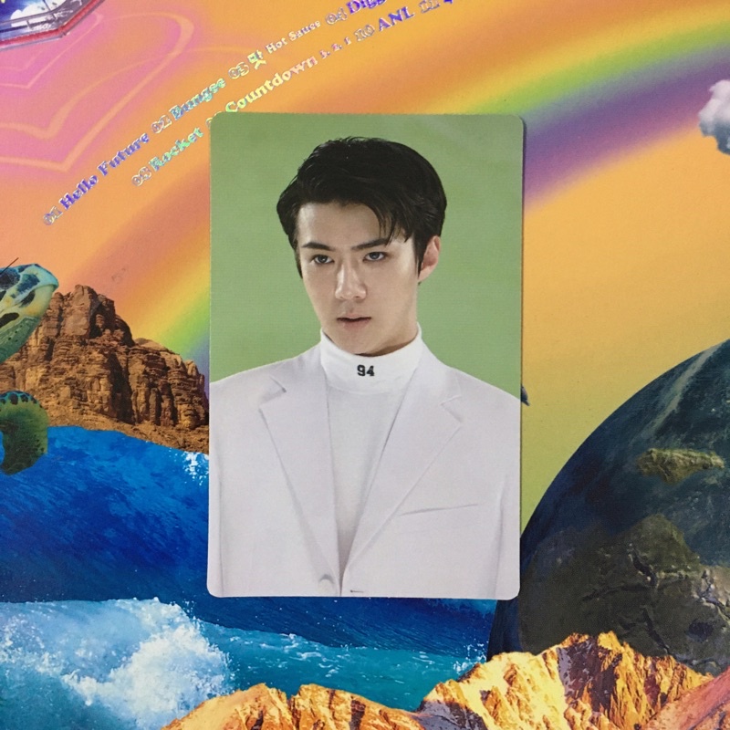 photocard pc sehun exo paper toy 5th anniversary