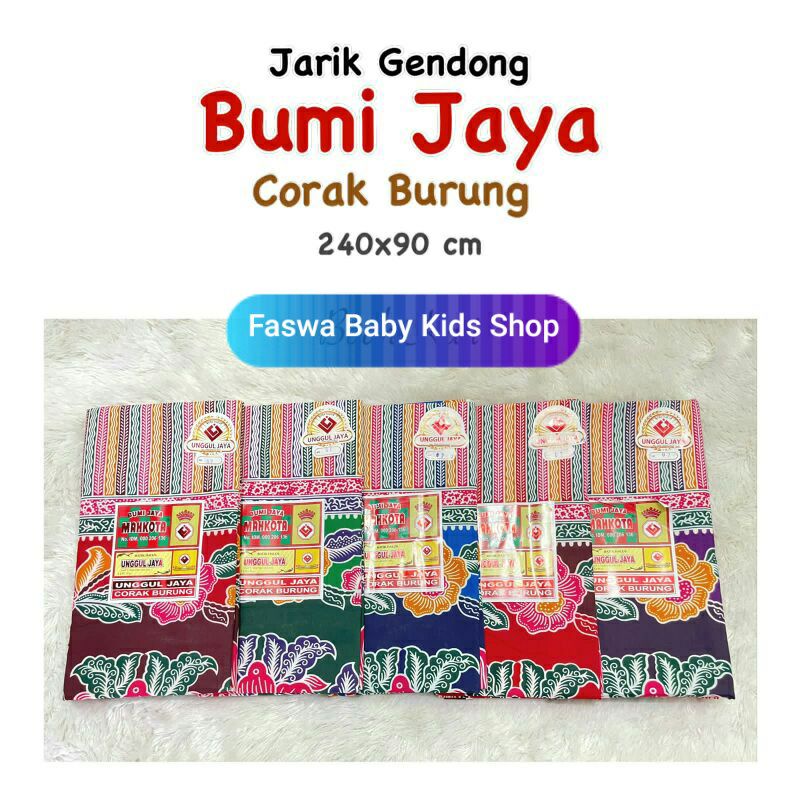 Jarik Gendongan Bayi Bumi Jaya / Jarik Unggul Jaya / Jarik Batik / Gendongan Bayi Batik Mahkota