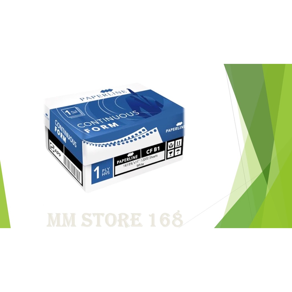 

Continuous Form Ukuran 9,5 x 11 inch 1 ply merk Paperline
