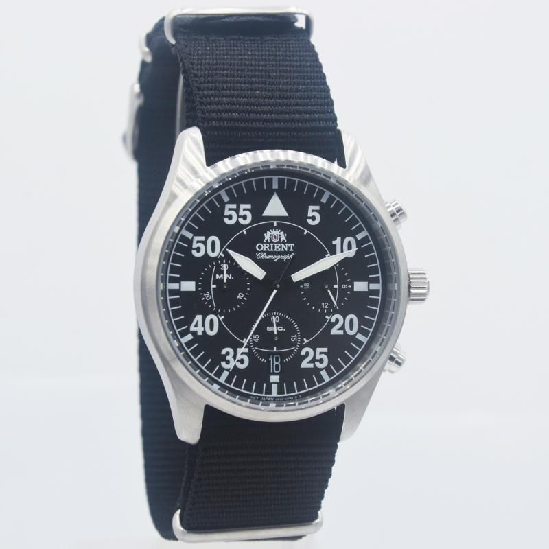 Jam Tangan Pria Orient RA-KV0502B Quartz Chronograph Hitam