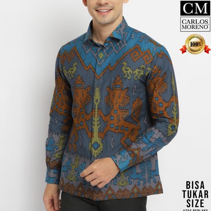 Carlos Moreno Kemeja Batik Pria - Pradana