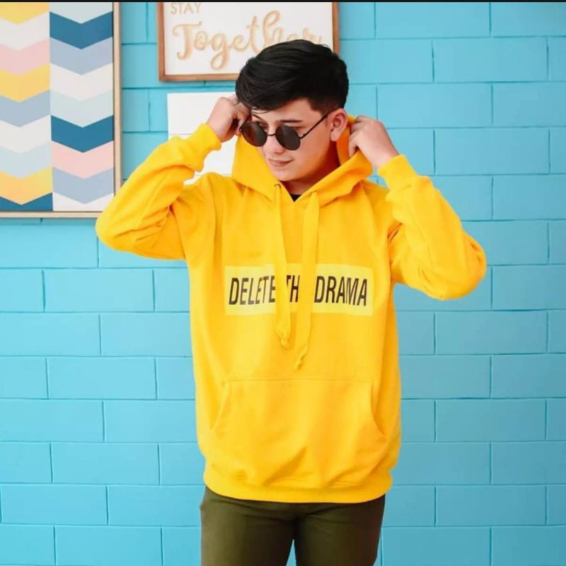 DELETE DRAMA HOODIE || SWEATER PRIA || HOODIE WANITA || SWEATER MURAH #DD