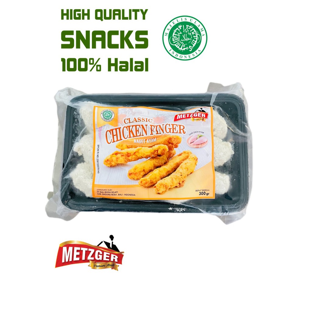 

Metzger Nugget Ayam Jari Chicken Finger Halal 300G