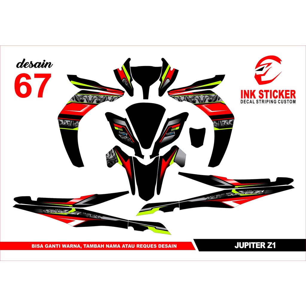 Sticker Decal Jupiter Z1 67 Fullbody