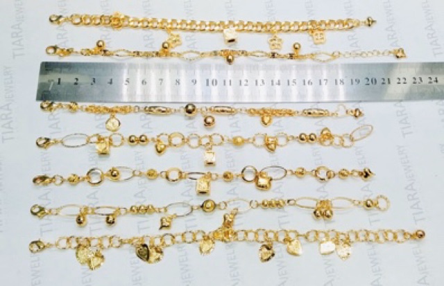 Gelang tangan wanita jurai jurai // gelang lapis emas // gelang tangan pengganti emas