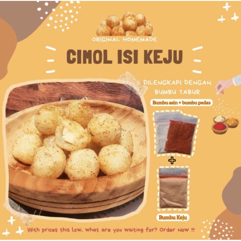 

Cimol Isi Keju