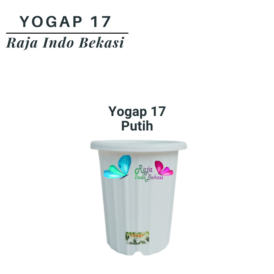 Pot Yogap 17 Putih Coklat Merah Bata Bening Transparan Pot Yogap Yoga 18 19 25 Tebal Murah