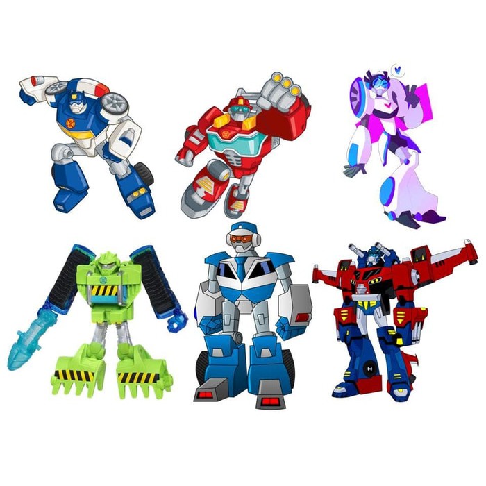 Kertas Cliparts - Transformes Rescue Bots (27pcs)