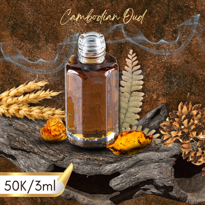 CAMBODIAN OUD 12ml GRATIS TESTER VARIAN LAIN