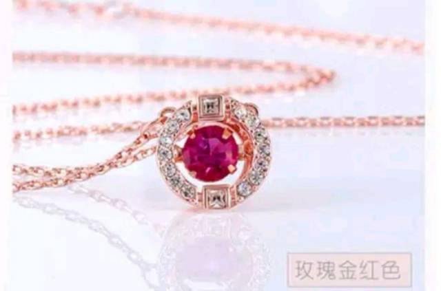 kalung silver s925 swarovsky lengkap dgn box
