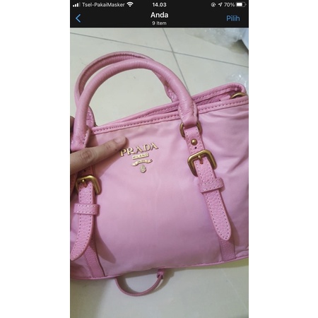 prada nylon pink
