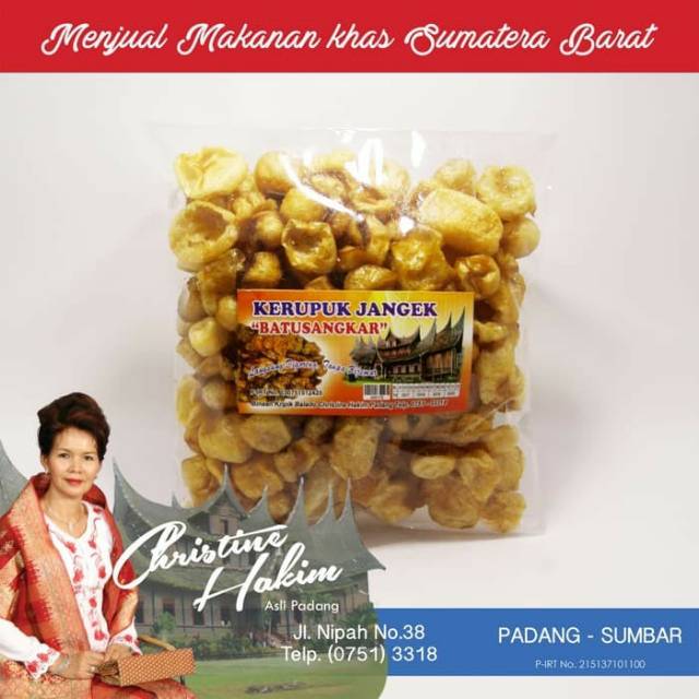 

Kerupuk Kulit Mentah Batusangkar 250gr / Kerupuk Jangek Oleh-oleh Khas Padang