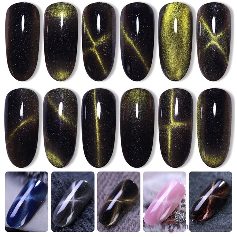 Magnet cat eyes mata kucing / dual magnet cat eye for gel polish