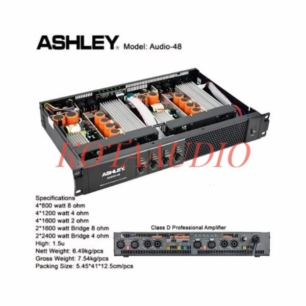 Power Amplifier Ashley AUDIO 48 / AUDIO48 / AUDIO-48 Original