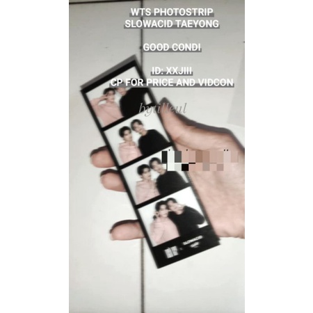 [booked] photostrip slowacid taeyong