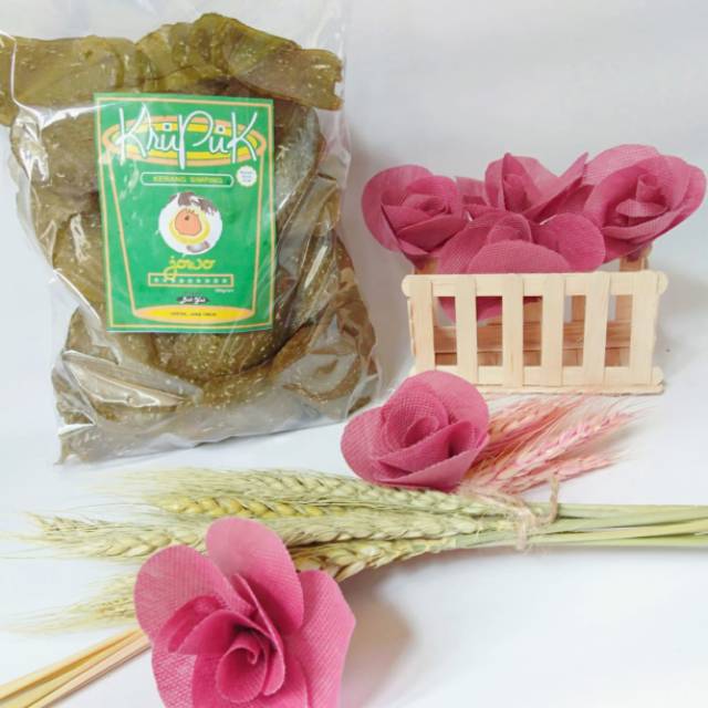 

Kerupuk simping(belum digoreng)
