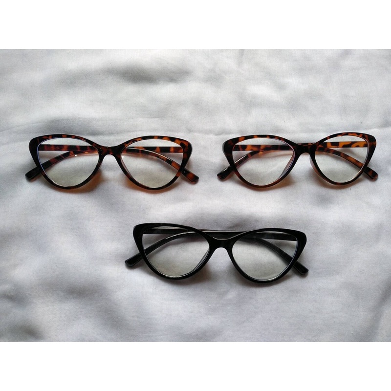 Jual KACAMATA CAT EYE/Kacamata korea anti radiasi | Shopee Indonesia
