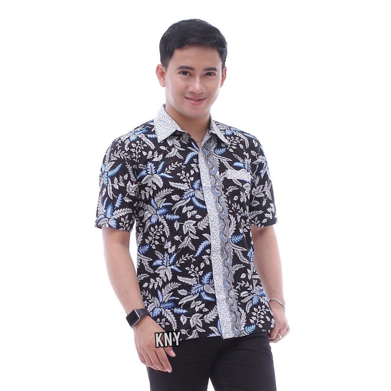 BAJU SERAGAM BATIK - Batik Couple Ori Ndoro Jowi DNT Garansi ory-Hem blarakbiru