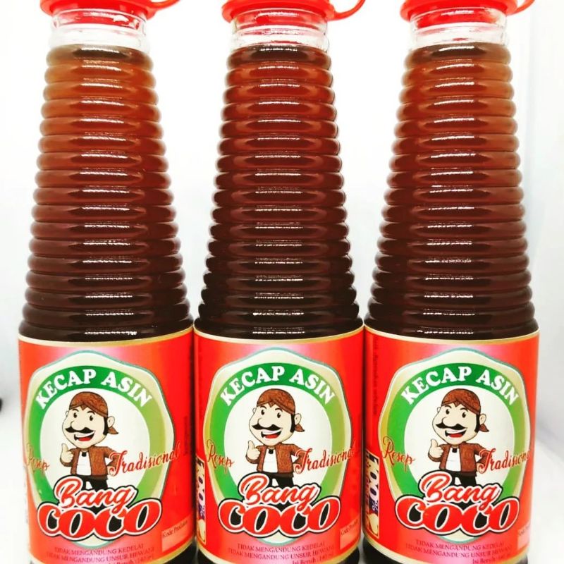 

Kecap asin Bang Coco tanpa kedelai halal bisa untuk anak autis dan darah tinggi