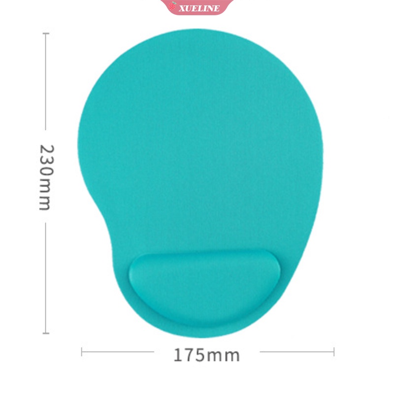 Mouse Pad Dengan Bantalan Pergelangan Tangan Bahan EVA Aneka Warna