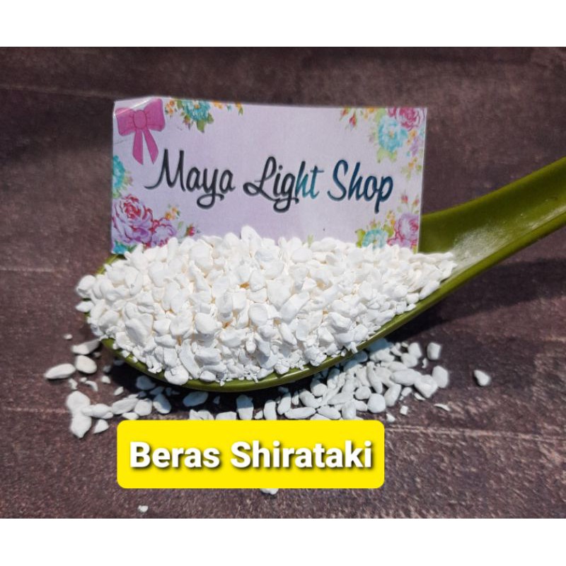 Beras Shirataki rice 100gr menu diet sehat rendah kalori konnyaku rice diet karbo debm mirip beras jepang