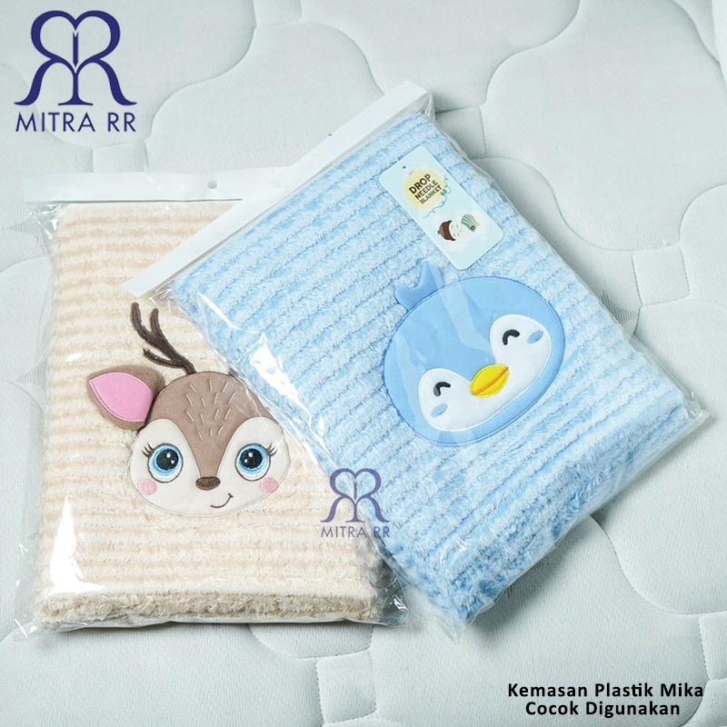 Selimut Bayi Kintakun 76 x 102 Needle Blanket Bulu Lembut Tanpa Topi Karakter Hewan Lucu