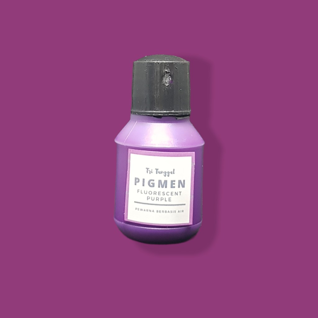

PIGMEN 12gr FLUORESCENT PURPLE Ungu Stabilo Mini Kecil Pewarna Sablon Pigment Color Slime DIY Waterbased Tie Dye Cat Warna Warni Air Cair Cairan Liquid Paint Painting Kerajinan Prakarya Art Seni Kesenian Perlengkapan Draw Mewarna Lukis Tri Tunggal Malang