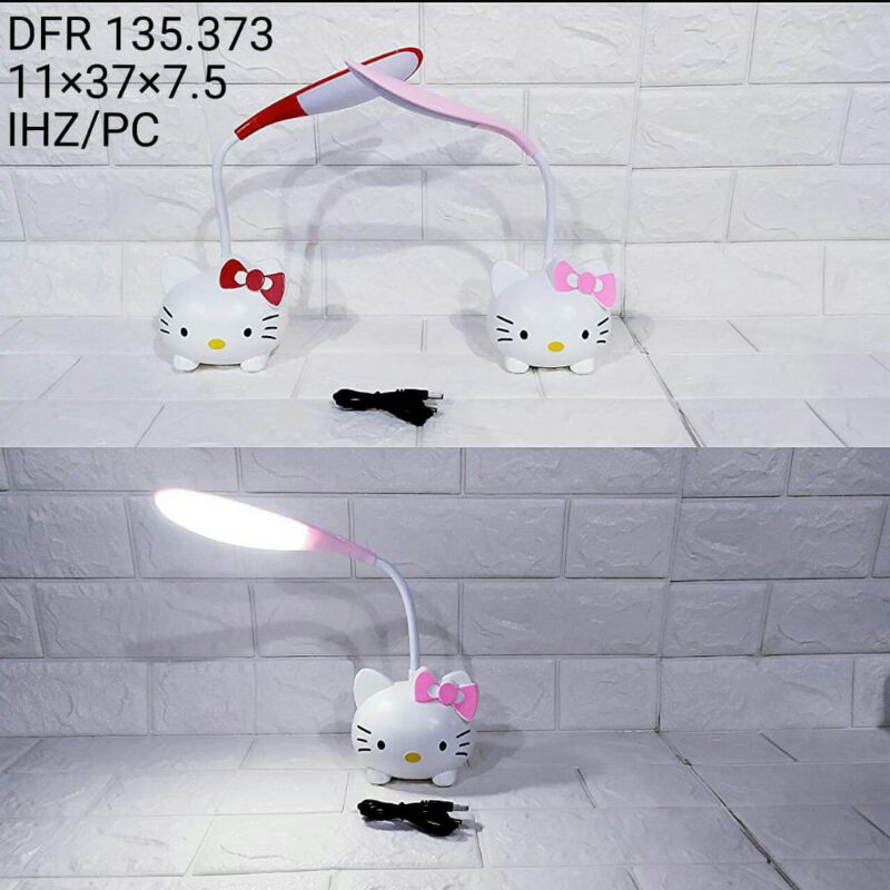 Lampu Meja Belajar Doraemon|Lampu Tidur Hello Kitty|LED Creative Table Lamp