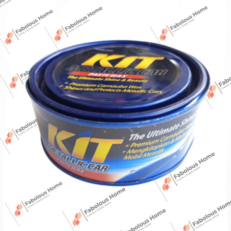 Kit Metallic Car Paste Wax Biru