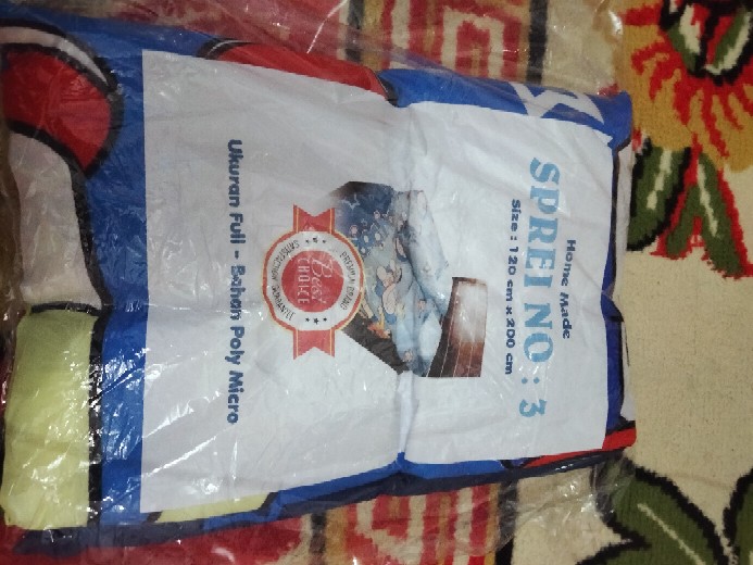 [n0.3 Home Made Seprei] Sprei Karakter Anak No 3 Ukuran 120x200cm Full Kasur Single