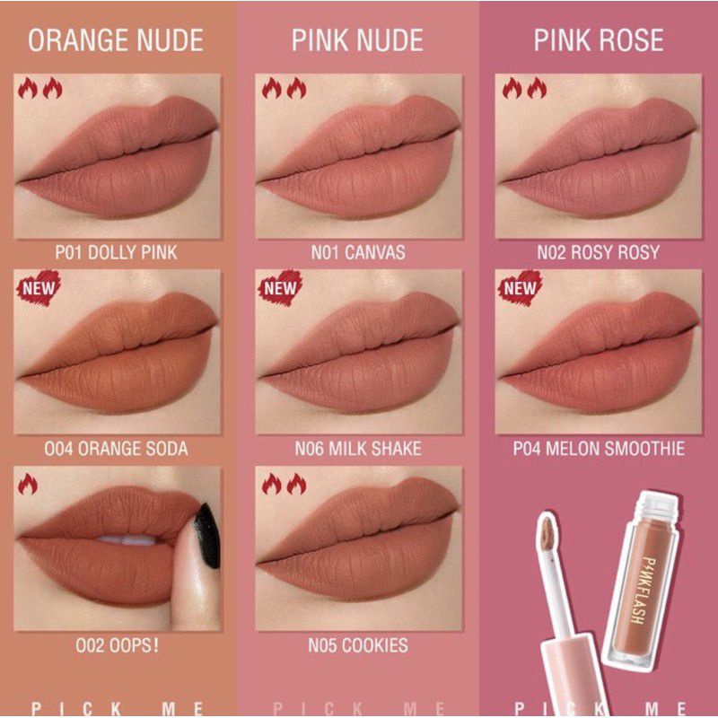 RCS✅ - PINKFLASH L01 oh my kiss lipstik matte lipstick pinkflash