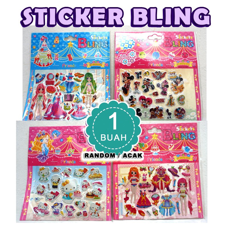 

Sticker BLING 001 karakter random satuan 1 pcs