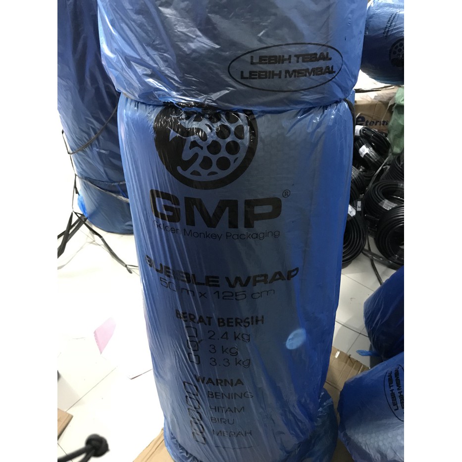 

GO SEND Bubble Wrap Hitam 50m x 125cm Premium Quality