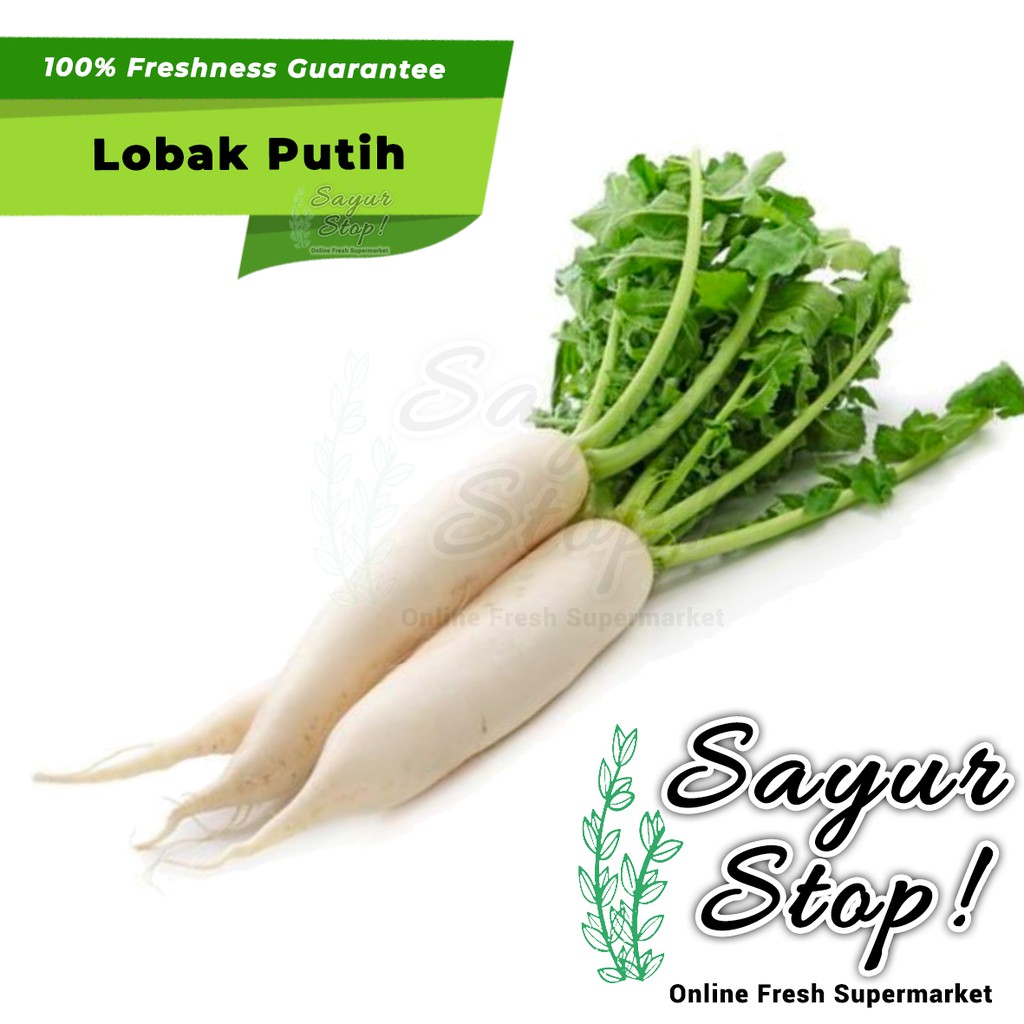 

Sayur Stop Lobak Putih 500 gram