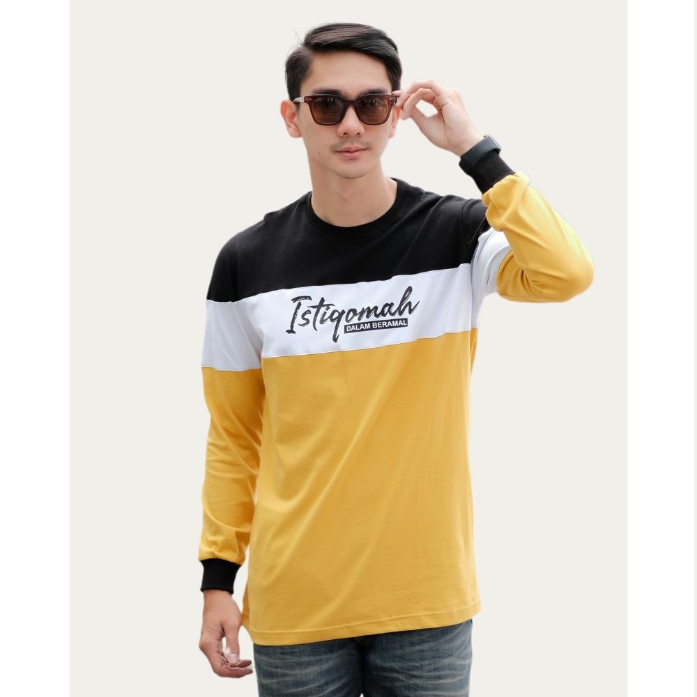 Premium Kaos Dakwah | Kaos Distro Islami | Baju Dakwah | Pakaian Pria | Kaos Istiqomah 001-2