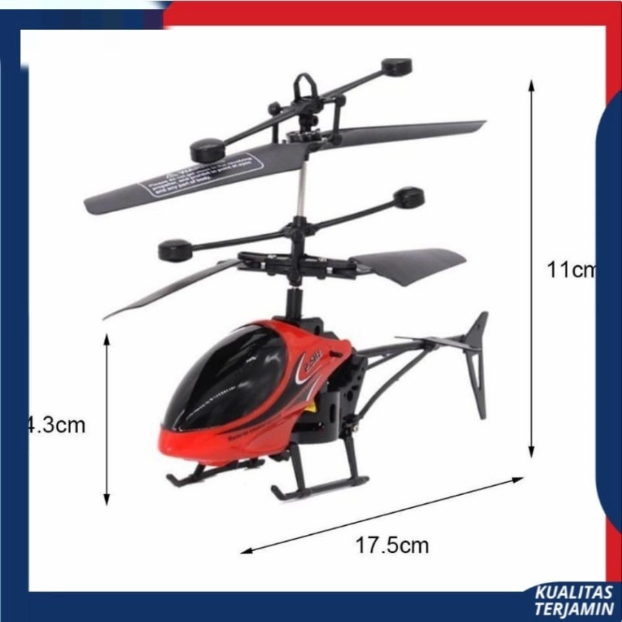 MOMBABY1 New Version - Kado Mainan Anak Cowok Helikopter New Version